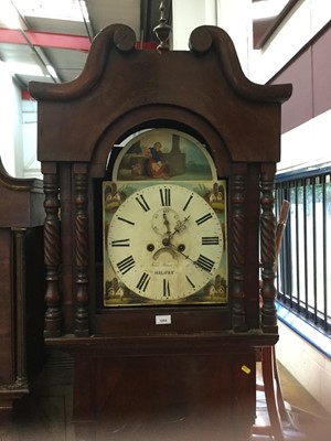 Lot 1064 - 19th century mahogany longcase clock of large size, 8 day movement (weights & pendulum)