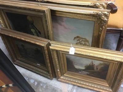 Lot 348 - Group of oil paintings