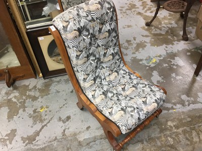 Lot 1057 - New Zealand Beech Nursing Chair