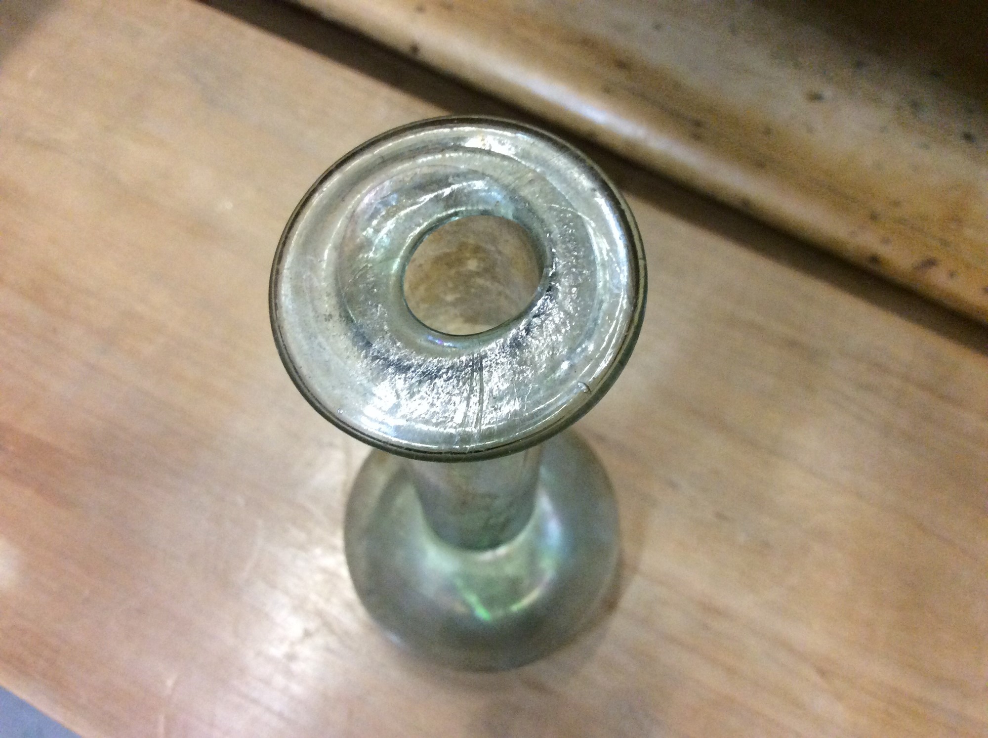 Lot 454 Ancient glass bottle vase