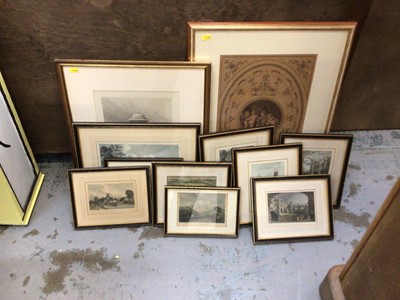 Lot 493 - Group 19th century prints