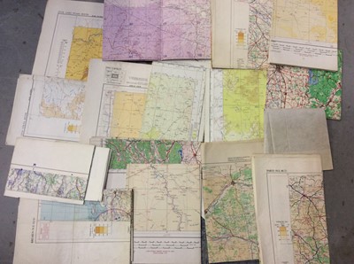 Lot 561 - Collection of vintage maps, aeronautical and others.