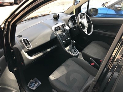Lot 1 - 2009 Vauxhall Agila 1.2 Design Automatic, finished in black, Reg. No. EO59 EKF, MOT expired 20th July 2019, approximately 43,000 miles, supplied with 1 key, V5 and some paperwork