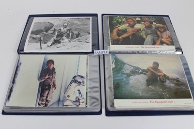 Lot 1142 - Two boxes of 1970's/80's period Film and TV official photographs in fourteen albums