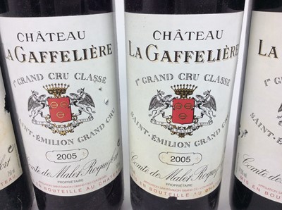 Lot 57 - Wine - six bottles, Chateau La Gaffeliere 1er Grand Cru Classe Saint-Emilion 2005