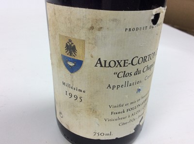 Lot 61 - Wine - one bottle, Aloxe-Corton 1er Cru "Clos du Chapitre" 1995