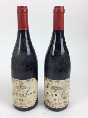 Lot 62 - Wine - two bottles, Domaine Jean Grivot Vosne-Romanee 1996