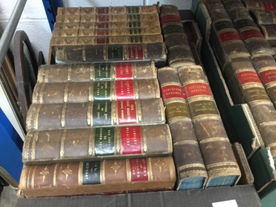 Lot 76 - Three boxes of antiquarian books to include Subscribers monthly and century magazine in bound volumes