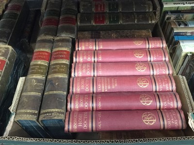 Lot 76 - Three boxes of antiquarian books to include Subscribers monthly and century magazine in bound volumes