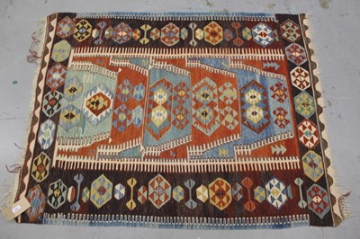 Lot 866 - Kelim style rug