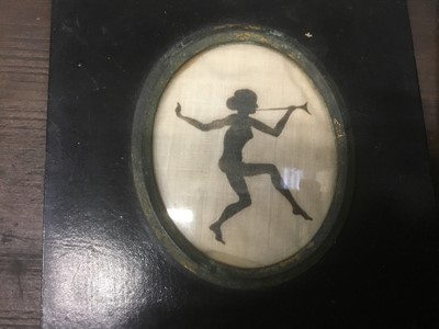 Lot 189 - Three 19th / early 20th century silhouette miniatures
