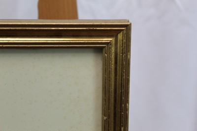 Lot 1154 - Manner of John Constable pencil drawing - a cow, bearing signature, in glazed gilt frame