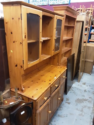 Lot 994 - Pine two height dresser