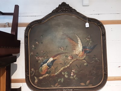 Lot 193 - Rococo style painted screen