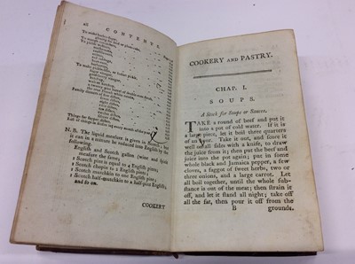 Lot 1009 - Mrs (Susan) MacIver, Cookery and Pastry, a New Edition with additions, printed Elliot, Edinburgh, 1789