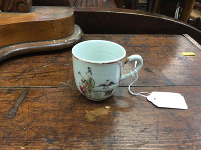 Lot 239 - 18th century Chinese famille rose porcelain cup
