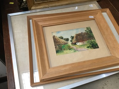 Lot 117 - Glynn Thomas (born 1946) - signed etching and other pictures to include watercolours and prints