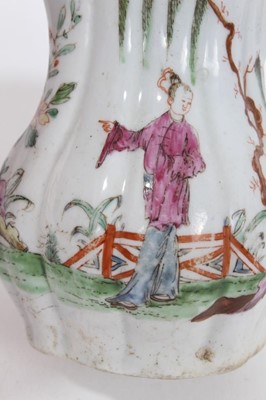 Lot 53 - Early Worcester cream jug