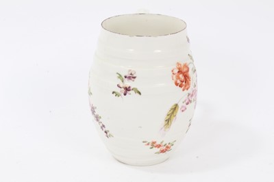 Lot 50 - Derby barrel-shaped mug