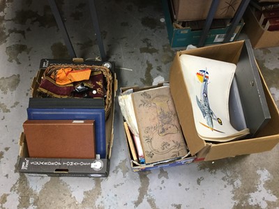 Lot 300 - Group of ephemera and sundries to include photographs of aircraft (3 boxes)