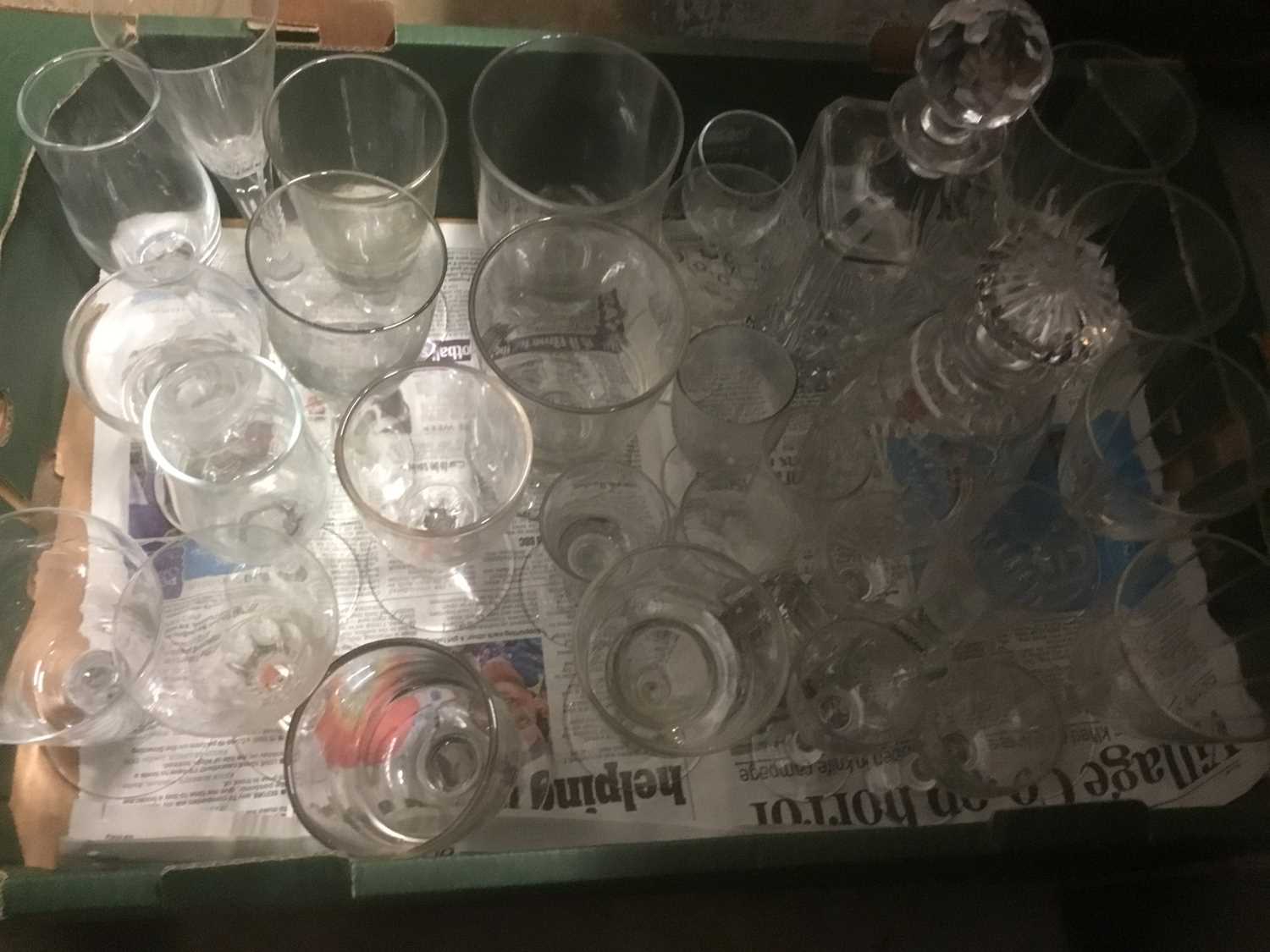 Lot 219 Large quantity of glassware including 19th