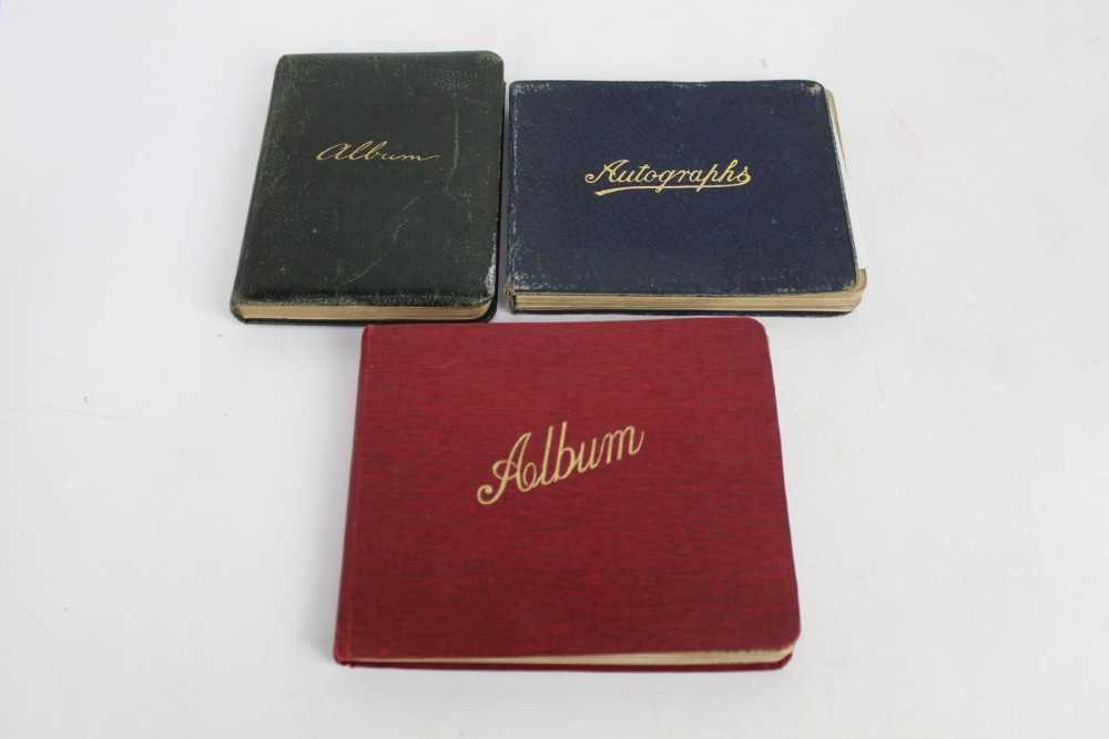 Lot 1072 - WW1 Military autograph albums including good real photographic postcards, verses, sketches etc.