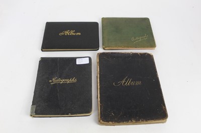 Lot 1073 - WW1 Military autograph albums including messages, verses, sketches etc.