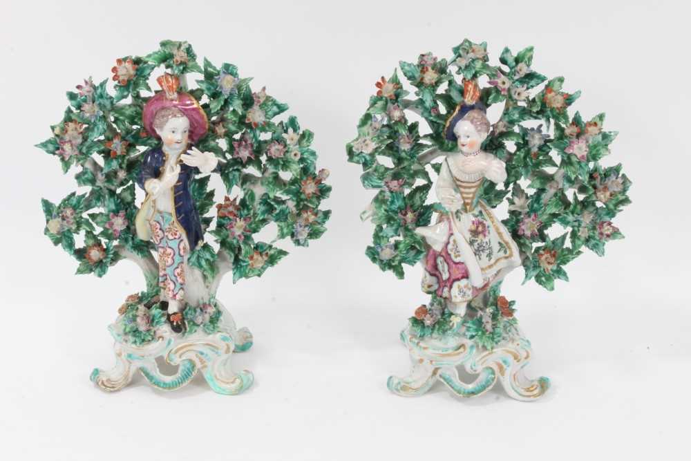 Lot 89 - A pair of Bow figures of 'New Dancers', circa 1765