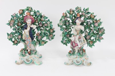 Lot 72 - A pair of Bow figures of 'New Dancers', circa 1765