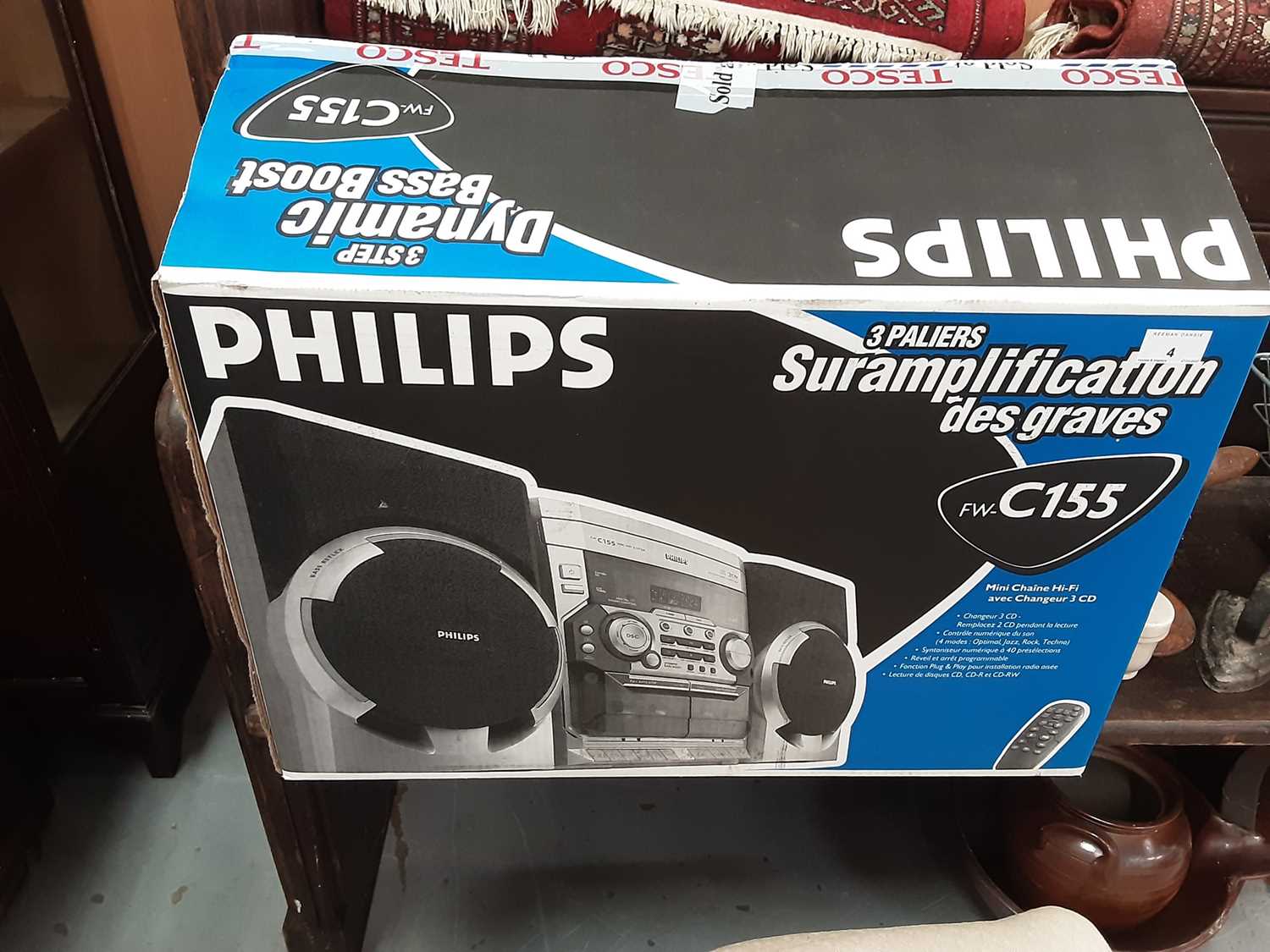 Lot 4 - Phillips Hi-Fi system, boxed