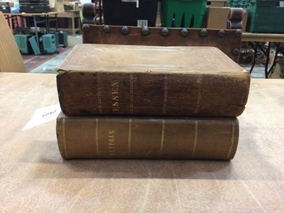 Lot 1242 - William White - 2 leather bound volumes - History, Gazetter and Directory of Suffolk, 1855, and of Essex, 1848