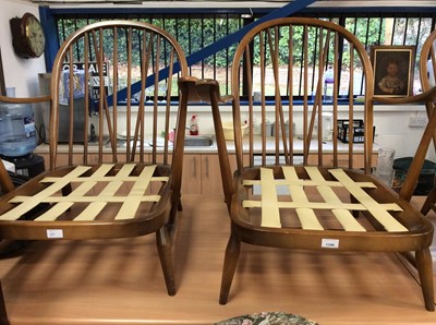 Lot 1109 - Four Ercol easy chairs