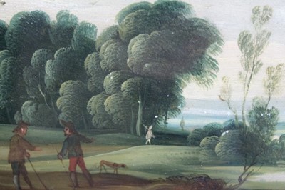 Lot 110 - Pair of 17th/18th Century Flemish landscapes