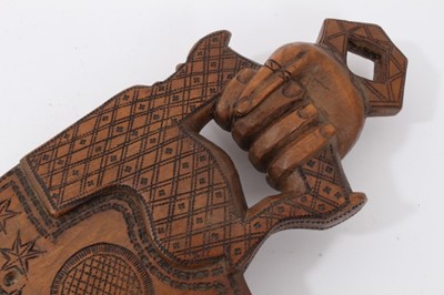 Lot 231 - Pair of African carved wooden ladles