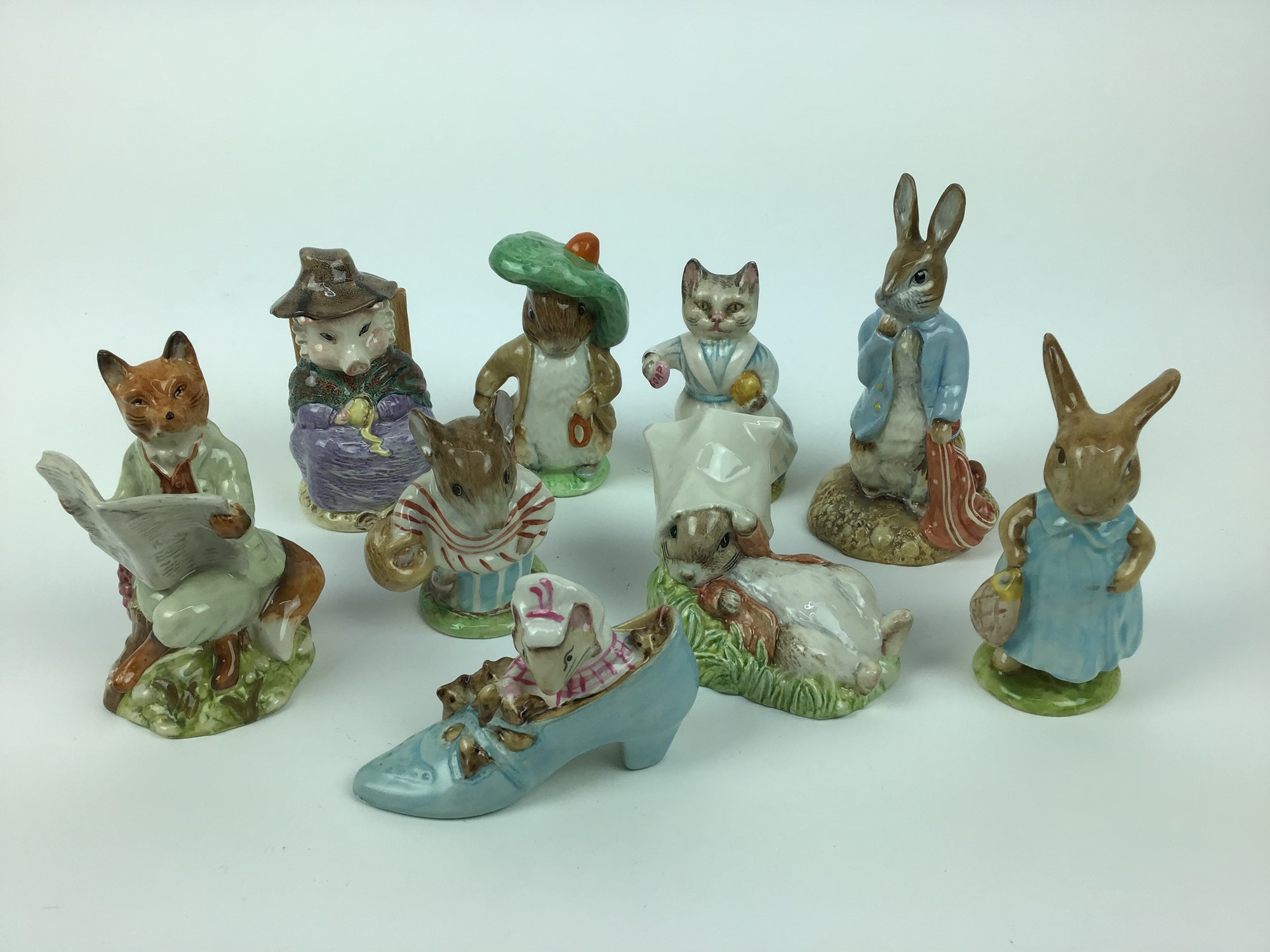 Lot 42 Five Beswick Beatrix Potter figures