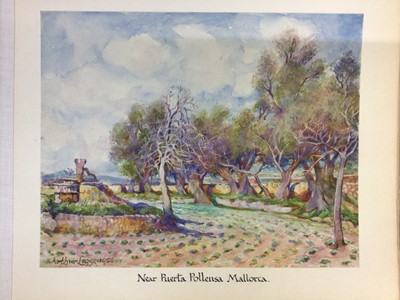 Lot 1164 - Album of watercolours by Arthur Legge