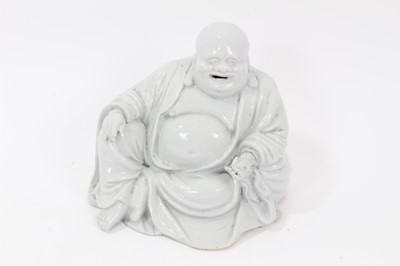 Lot 66 - Antique Chinese Qing blanc de chine figure of Budai
