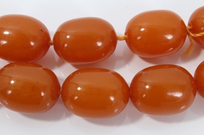 Lot 17 - Amber necklace