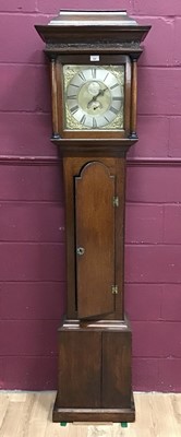 Lot 906 - 18th century thirty hour Longcase clock by William Barnard , Newark