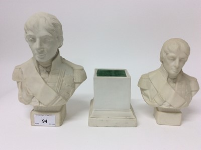 Lot 94 - Collection of Four busts of Admiral Lord Nelson