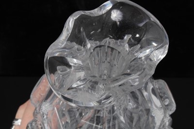 Lot 64 - Thomas Webb 'Rock Crystal' decanter