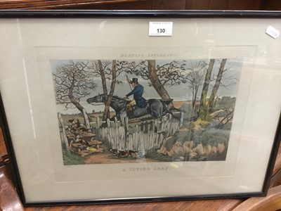 Lot 130 - Henry Alken hunting prints and others