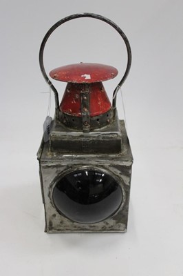 Lot 1866 - Railway lamp