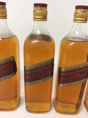 Lot 13 - Whisky - five bottles, Johnnie Walker Old Scotch Whisky, 70% proof, 26 2/3 fl ozs