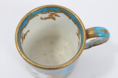 Lot 44 - Sevres bleu celeste tea wares