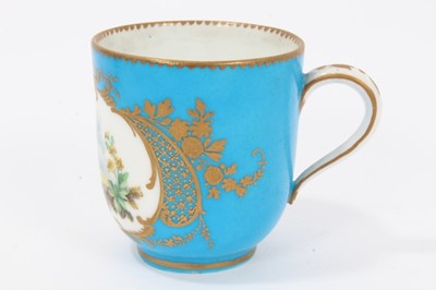 Lot 44 - Sevres bleu celeste tea wares