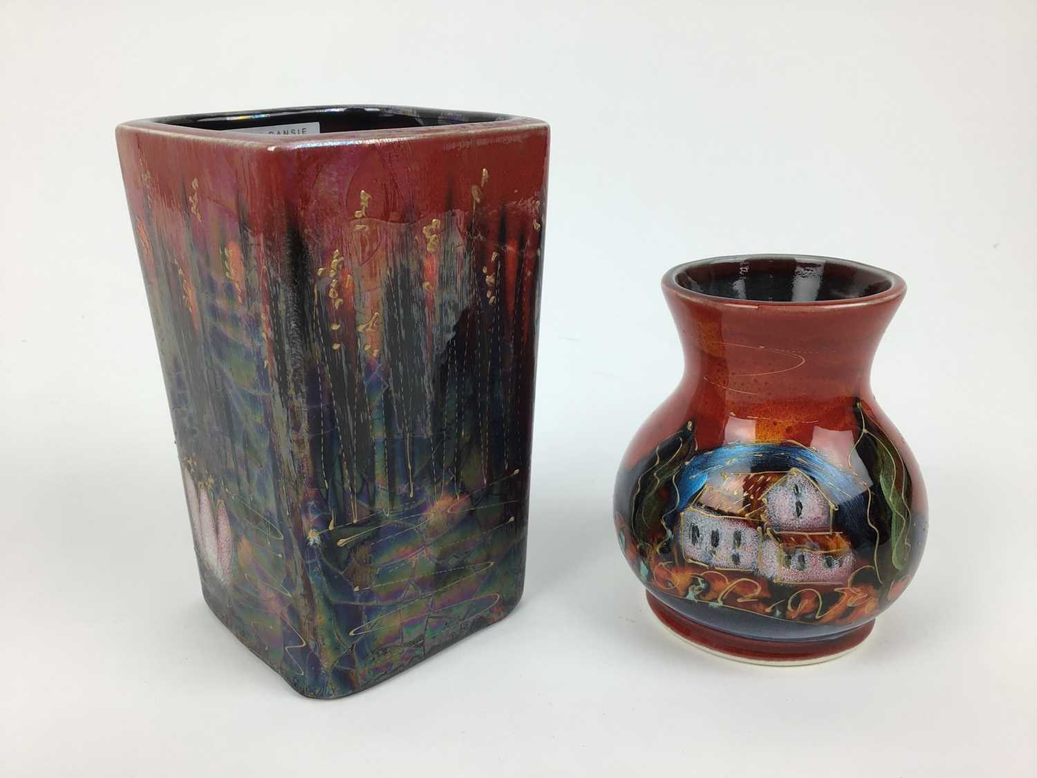 Lot 202 - Two Anita Harris (Ex. Poole Pottery) vases