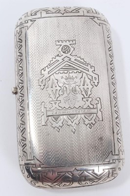 Lot 3 - Imperial Russian silver cigar case