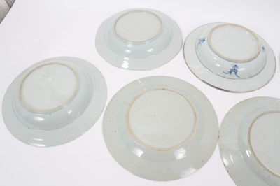 Lot 22 - Seven 18th century Chinese export dishes