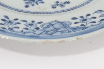 Lot 23 - Seven 18th century Chinese export plates